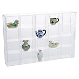 Safe 5257 Klein-Vitrine aus Acryl-Glas mit Schiebetür I 20 Fächer à 57 x 47 x 42 mm