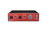Focusrite Clarett+ 2Pre Audio-Interface mit USB-C-Bus für die Musikproduktion, mit zwei professionellen Vorverstärkern und leistungsstarken, transparent klingenden Kopfhörerausgängen/Hi-Z-Eingängen
