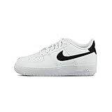 Nike AIR Force 1 (GS) Basketballschuh, White Black, 36.5 EU