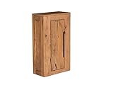 Woodkings® Hängeschrank Auckland Echtholz Akazie massiv Badmöbel Badezimmer Wandschrank Badezimmerschrank Badschrank Massivholz