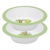 GEDALABELS Müslischale Janosch Kids 2er Set 300ml PP, Grün