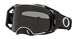 Oakley Airbrake MX Goggles, Tuff Blocks Black Gunmetal w Dark Grey