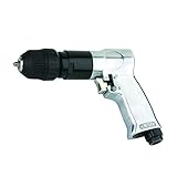 Pressluftbohrer, reversibel, automatisch, 10 mm, für Luft-Kompressoren, 1800 U/min (inkl. Anschluss mit 1/4 Zoll (0,64 cm))