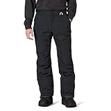 Amazon Essentials Herren Wasserabweisende Isolierte Snowboard-Ski-Schneehose, Schwarz, XL