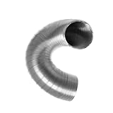 Ø 100mm Länge 1.5 meter Alu Flexrohr - Alurohr Flexschlauch Schlauch Aluflexschlauch Flex-Schlauch Lüftungsrohr