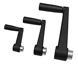 Maschinen Handkurbel Schwarz in 5 Aunahmengrößen auswählbar (Aufnahme: 8x8mm)