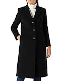 Pinko Damen Galilea Cappotto Panno 100 LAN Mantel, Z99_Schwarz Limousine, 34