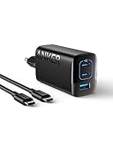 Anker USB C Ladegerät 67W, Anker 335 Hochleistungs-Netzteil mit PIQ 3.0, 3-Port Schnellladegerät, iPad ladegerät, PD Charger für iPhone 17/16/15 Series, MacBook Pro, iPad, Galaxy, Pixel und mehr