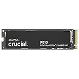 Crucial P510 SSD 1TB M.2 NVMe PCIe 5.0 x4 Gen5, bis zu 11.000 MB/s Lesen, 9.500 MB/s Schreiben, für Laptop und Desktop PC, TLC NAND, Interne Festplatte - CT1000P510SSD8-01
