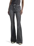 Lee Legendary Mid Rise Flare Jeans für Damen, Verschwommene Dunkelheit, 48 Lange