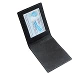 Ausweishalter aus echtem Leder für Polizei- und Sicherheitsgarantie