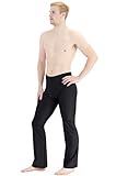 ML-Sport24 Herren Jazzpant glänzend Stretch Shiny 80% Polyamid 20% Elasthan, M, Schwarz