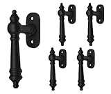 Großer Fenstergriff 5er Pack im Gründerzeit-Stil aus Gusseisen, Modell 1900 - handgefertigt nach historischem Vorbild