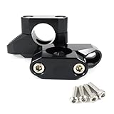 Motorrad Lenker Riser Kompatibel Mit Yamaha Für XVS 1100 Für V-Star 2002–2009 Für XVS950 Für V-Star 2009–2013. 25,4 Mm 1 Zoll Lenker Riser Nach Hinten Verschoben Für Up Montage Riser(Black)