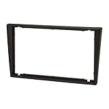 tomzz Audio 2439-106 Doppel DIN Radioblende kompatibel mit Opel Corsa C Combo Omega B Vectra C Meriva Suzuki Ignis Wagon R schwarz
