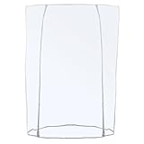 GERSO Transparente Abdeckhaube für Konfektionsständer - Doppel-Reißverschluss Länge 120/150/180cm (120cm)