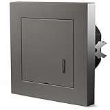 Scandinavian Home Bewegungsmelder Innen - HF Bewegungsmelder Lichtschalter Standardmaß 55-180° 15m Erfassung, mit 3-Draht-Technik/Neutralleiter für LED, Unterputz Montage - Anthrazit Matt