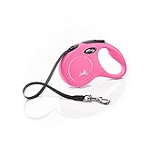 flexi New Classic S Gurt 5 m pink für Hunde bis 15 kg