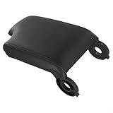 Auto Mittelkonsole Armlehne Abdeckung für BMW für E46 3er Serie Schwarz PU Leder Innenraum Ersatzteil