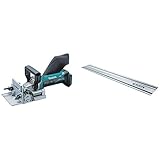 Makita DPJ180Z Akku-Nutfräse + Makita 194368-5 Führungsschiene 1400mm
