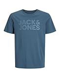 JACK & JONES Junior Jungen Jjecorp Logo Tee Ss Crew Neck Noos Jr T-Shirt, Dunkelblau, 164