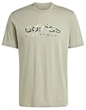 adidas Herren CAMO LINEAR Graphic Tee, Silver Pebble, L