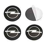 Auto ABS Rad Radnabenkappen Abdeckungen Aufklebe,FüR Opel Astra h g j k f Zafira a b Corsa b c d Mokkav Radkappen Abzeichen Staubdichte Abdeckung Radverkleidung ZubehöR 4 Stck