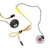 RC Simulation Police Car Sirene mit Feuerwehrkämpfe kompatibel mit 1 10 1 8 RC -Crawler wie TRX6 und 1 14 RC -Modellen wie z. B.(1 Piece)