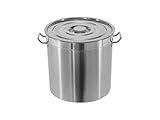 Kochtopf XXL aus Edelstahl in 5 Größen 20l, 30l, 45l, 70l, 95l auswählbar (50x50cm = 95L)