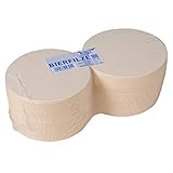 folia 2325 - Blanko Bierdeckel, Bierfilze, rund, Durchmesser 10,7 cm, 100 Stück - unbedruckt zum Selbstgestalten