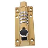 QUMIIRITY Kombinations-türriegel Passwortschutz Rostfrei Für Außentüren Und Gartentore Vielseitig Einsetzbar Langlebig Und Sicher Einfache Montage Für Holztüren Und Werkstatttore