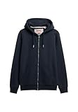 Superdry Herren Essential Logo Zip Hoodie Finster Marineblau L