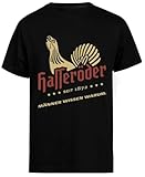 Hasseroder Schwarzes T-Shirt Mit Kurzen Ärmeln Für Herren