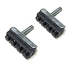 Bremsbacken Bremsbeläge Satz passend für Velosolex Velo Solex 3800, 4800 – M6 Gewinde, Hochwertige Bremsgummis 40x12mm