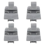 Sonnenblende Halter Haken Clip Sonnenblendenclips Sonnenblendenhalter Innenraum Stützclip Sonnenblenden Halterung Halteclip grau für E Klasse W124 S124 W123 S123 C123 C124 S-Klasse W140 W126 C126