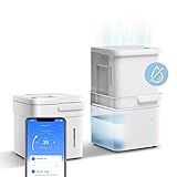 Midea Cube 20 Luftentfeuchter, 20L/24h, Raumgröße ca.100m³(40m²), Wassertank 12L, APP-fähig, 24H Timer, Weiß