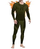 MEETWEE Thermounterwäsche Herren Atmungsaktiv Männer Thermo Funktionswäsche Winter Skiunterwäsche Unterwäsche Thermounterhemd Thermounterhose Base Layer Ski Winter Sport