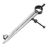 Stahlflügelteiler, Flügelteiler-Linienschreiber, Zeichenkompasse Craft Rotating Tool, für die Metallwerkstückbearbeitung, Leathers Edge Creaser Wing (150mm)
