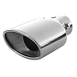 Auspuffblende Endrohr Auspuff Universell Schalldampfer Sport Oval Sportauspuff Endrohrblenden Blende Edelstahl AutoHobby