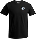 BMW T-Shirt Herren Shirt Schwarz Männer Größe XXL