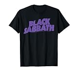 Black Sabbath T-Shirt mit Logo, lila T-Shirt