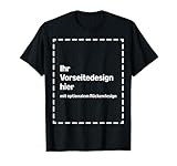 Individuelles T-Shirt Vorder- und Rückseite