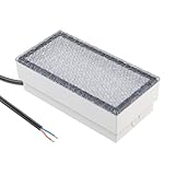 ledscom.de LED Pflasterstein Bodeneinbauleuchte CUS für außen, IP67, eckig, 20 x 10cm, 2,8 W, 251lm, warmweiß