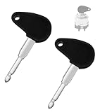 TAKONE Zündschlüssel 2-teilig für Bosch Zündschloss Traktor – Baumaschinen Schlüssel Ersatz für Trecker Zündschloss, Kompatibel mit Fendt Schlüssel & John Deere Schlüssel (3341981010)