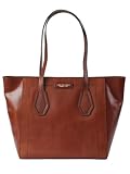 The Bridge Damen Tasche 44292101 Braun Shopper mittlere Schulter zwei Griffe, braun, Taglia Unica