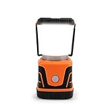 DA LIGHT LED Campinglampe Superhelle 1500 Lumen 4 Lichtmodi Dimmbarer Suchscheinwerfer Batteriebetriebene Notlampe Geeignet für Nachtwanderungen Zeltbeleuchtung Notfälle Stromausfälle usw. (Orange)