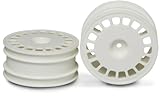 Tamiya 300053880 - DF-03 Buggy-Felgen Dish vorne 62/25, 2 Stück, weiß