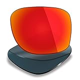 Mryok Polarisierte Ersatzgläser für Oakley Scalpel OO9095 - Fire Red
