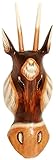 WORU Maske Antilope, Holz-Maske aus Bali, Wandmaske (30 cm)…