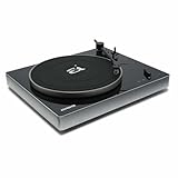 Aiwa APX-680BT Bluetooth-Plattenspieler, 2 Geschwindigkeiten, 33/45 U/min, magnetische Aluminiumkapsel, symmetrischer Arm
